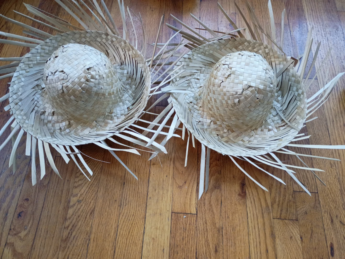 Set of Two Woven Straw Hats - photo 2