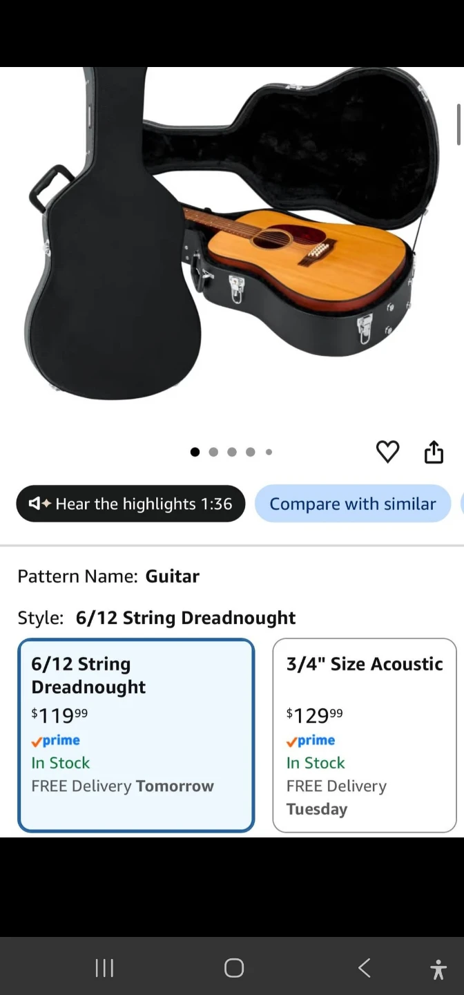 Gator Dreadnought Acoustic Guitar Case - photo 2