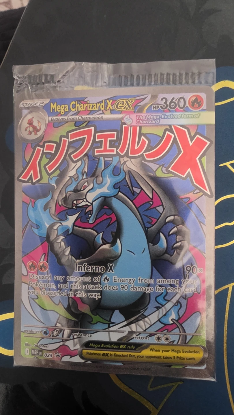 Mega Charizard X ex Pokemon Trading Card
