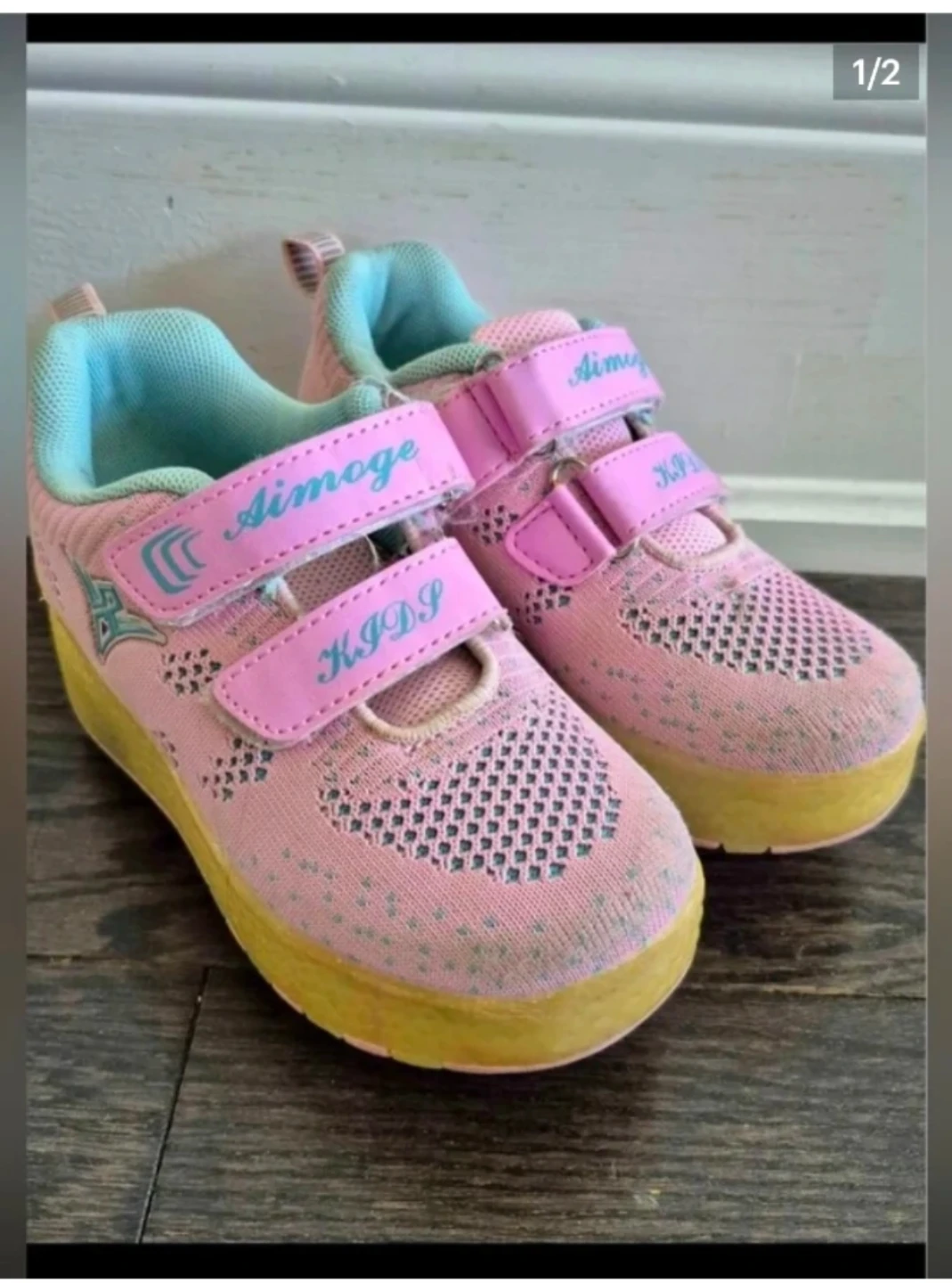 Kids Lightweight Sneakers - Kids Wheelie Shoes Size 11 To 12