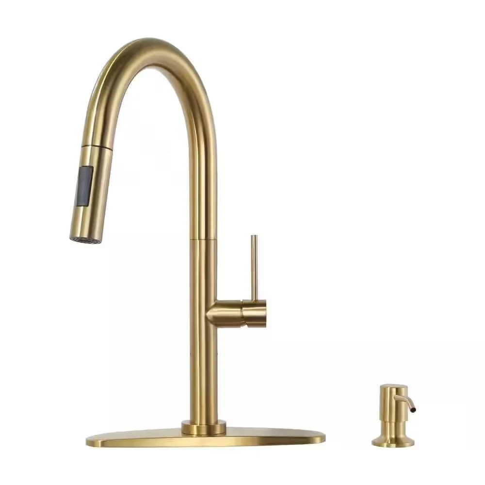 ARCORA Gooseneck High Arc Single Handle Kitchen Faucet