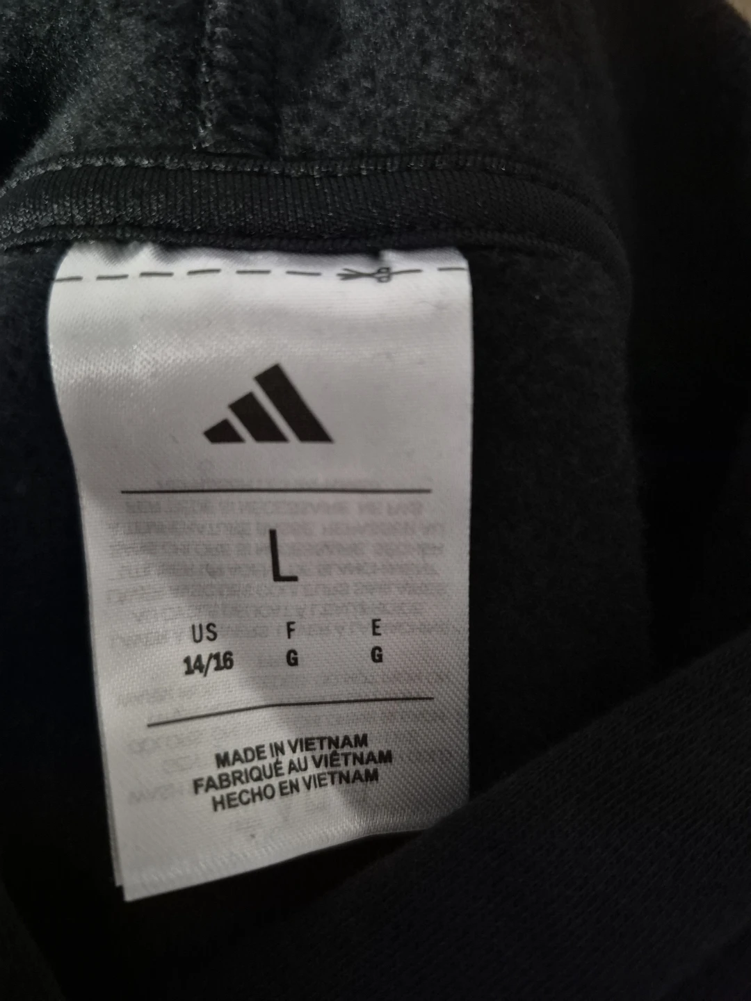 Adidas Kids Hoodie Black Brand Nee - photo 2