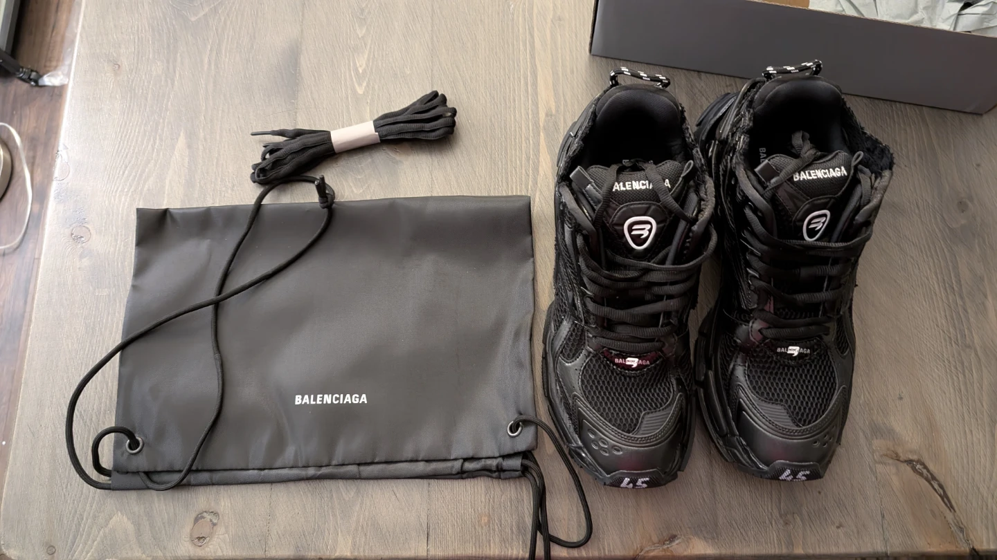 Balenciaga Runner Sneakers Black Size 45 - photo 4
