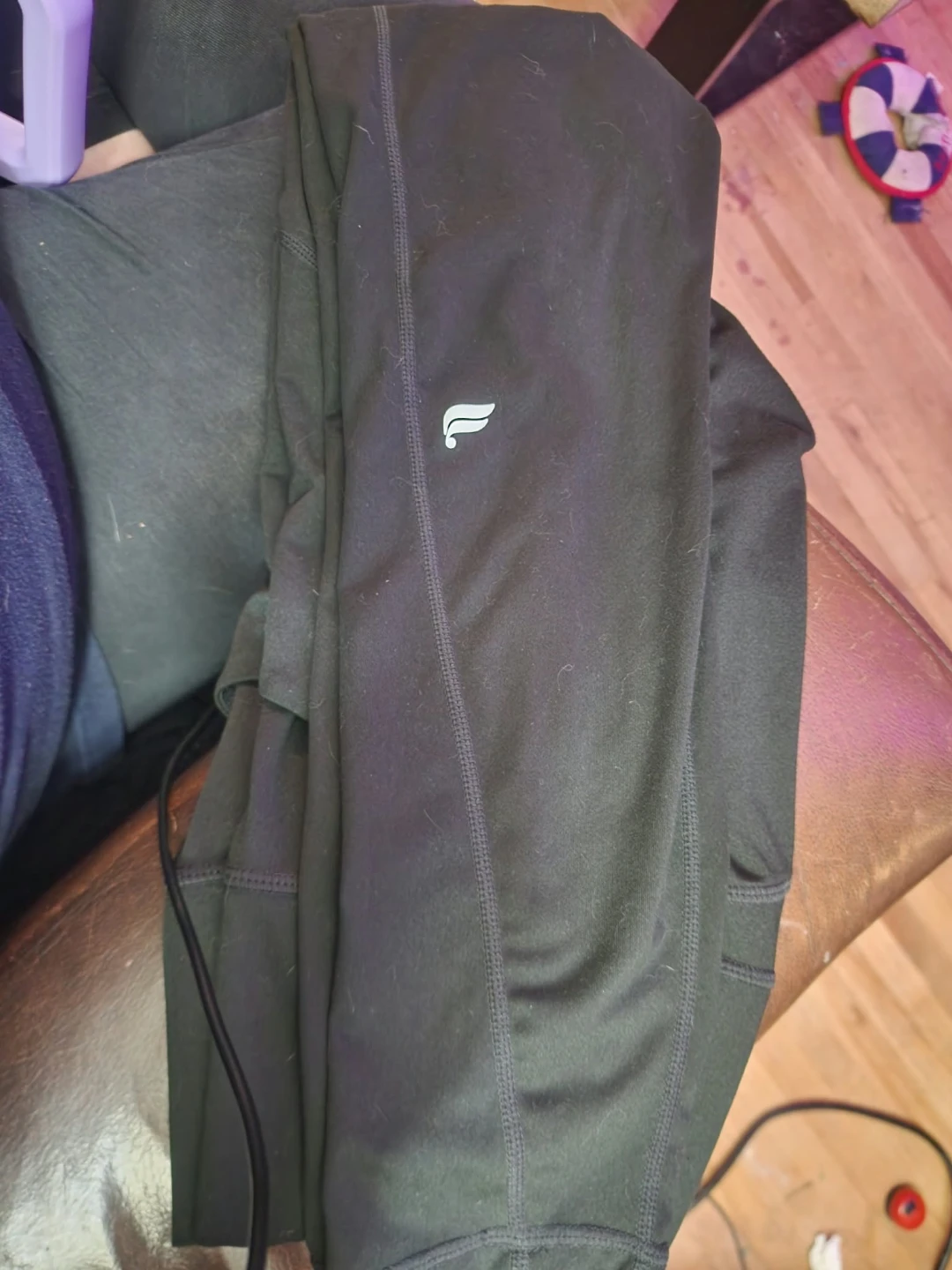 Fabletics Black Leggings XL/TG