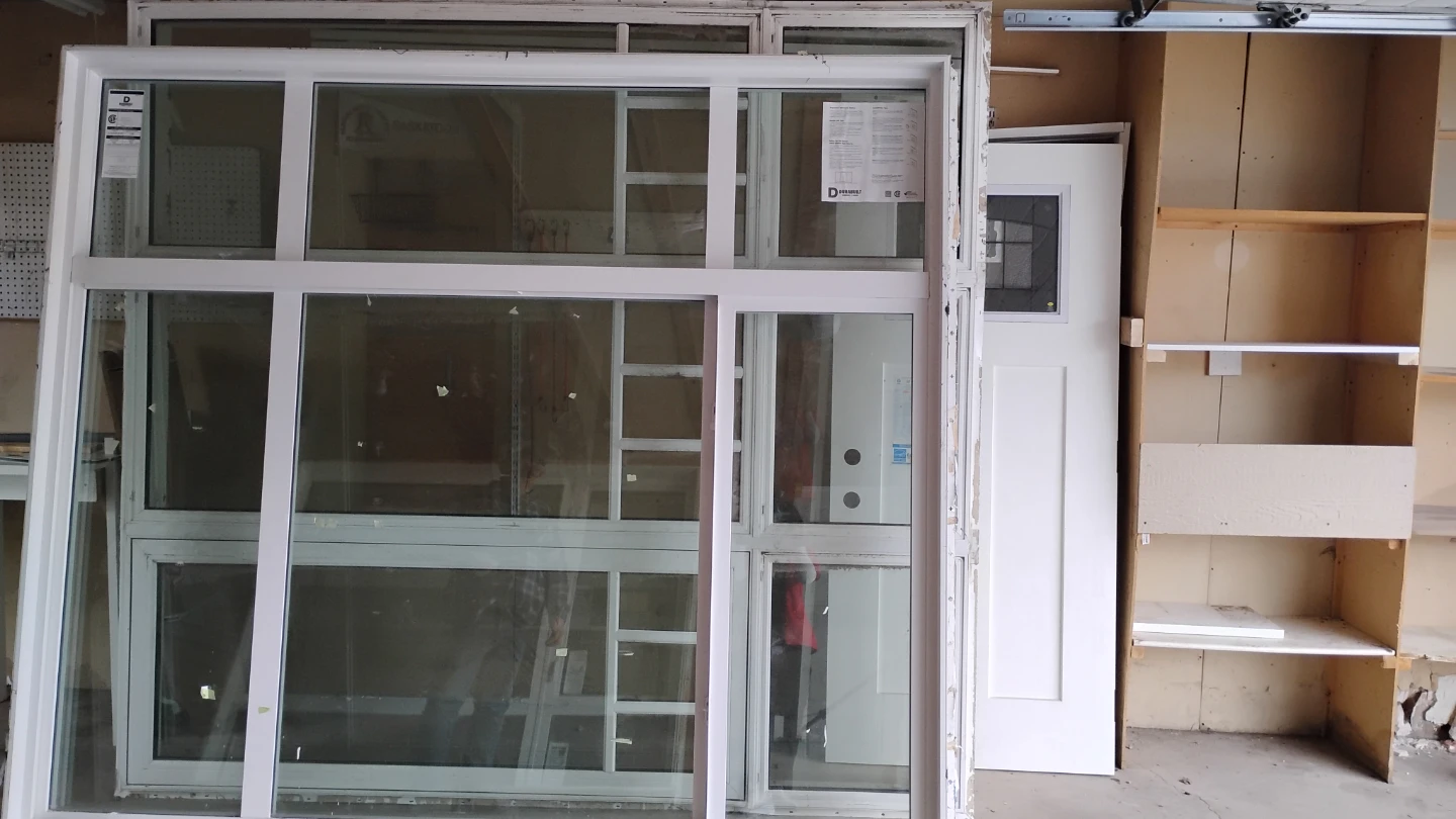 Large White Vinyl Window