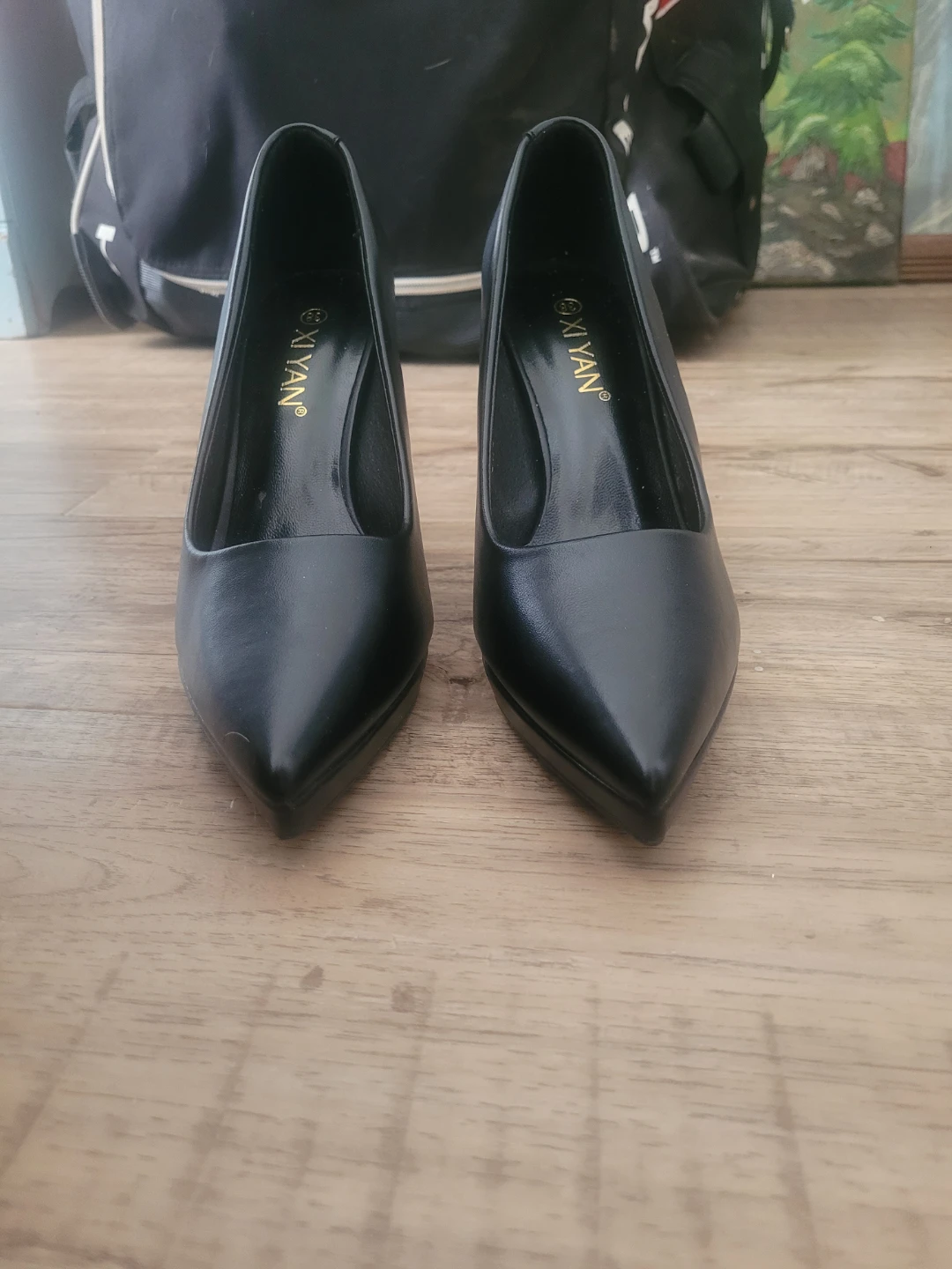 Black Pointed Toe Stiletto Heels - photo 2