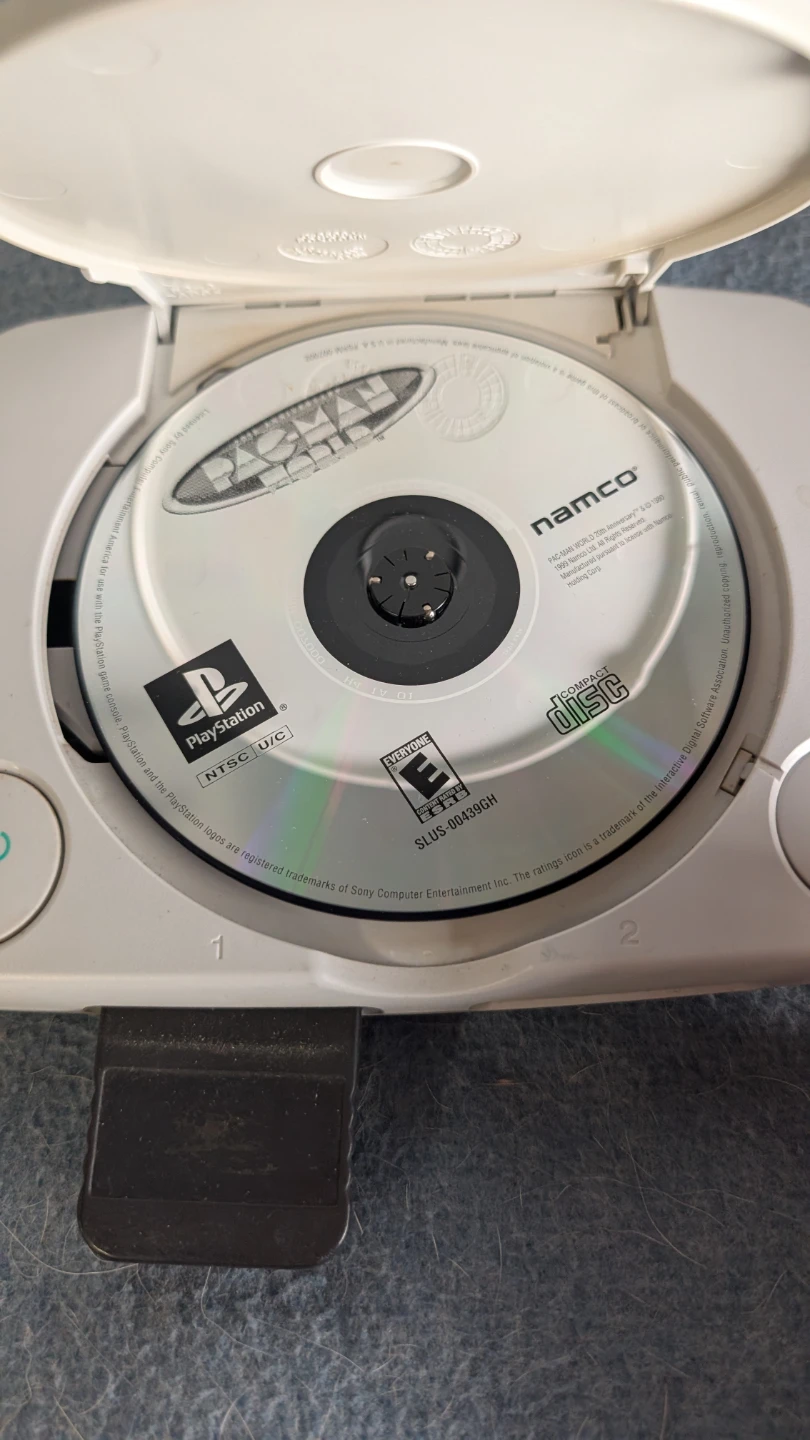 Sony PSone Console with Memory Card and Pac-Man World - photo 4