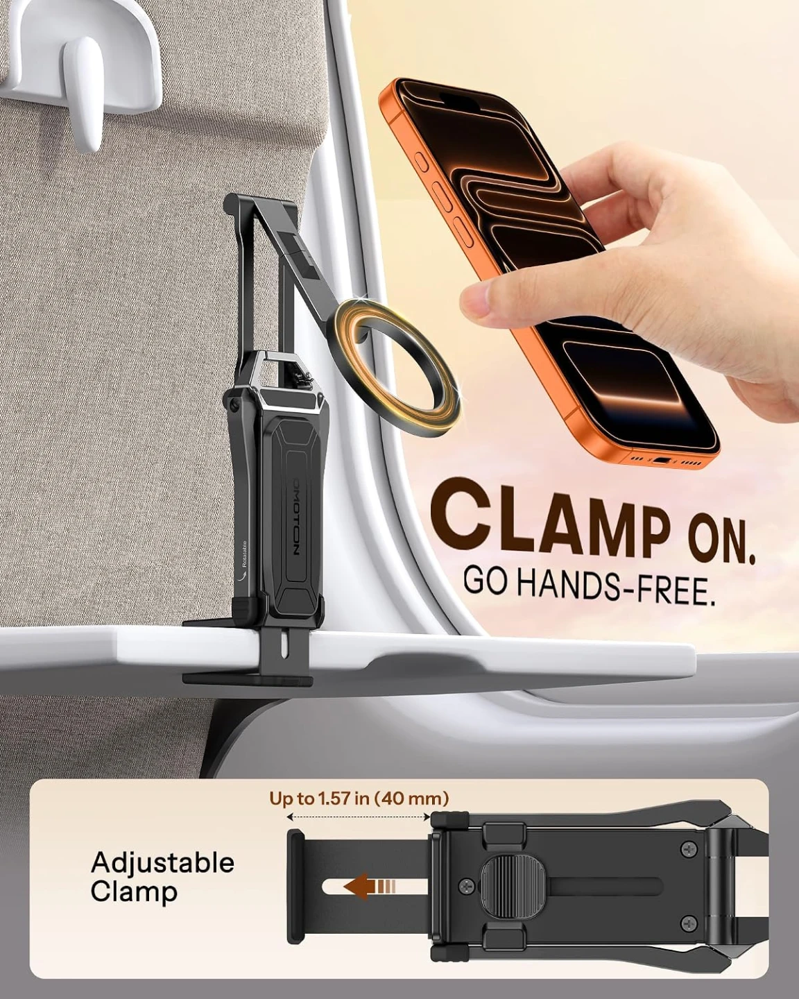 TP02 Magnetic Phone Tripod for MagSafe, 360° Pivot - photo 4