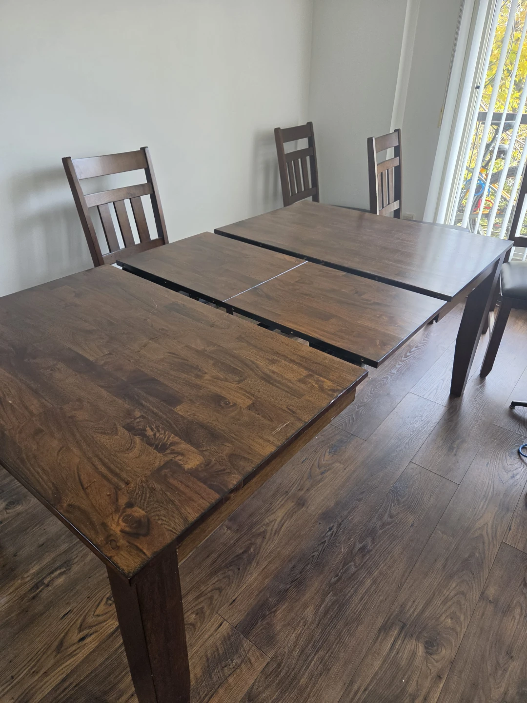Caracara Leg Extendable Wooden Dining Table Set - photo 2