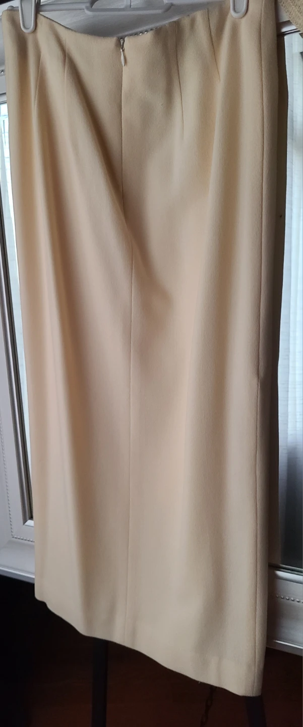 Cream Midi Skirt - photo 4