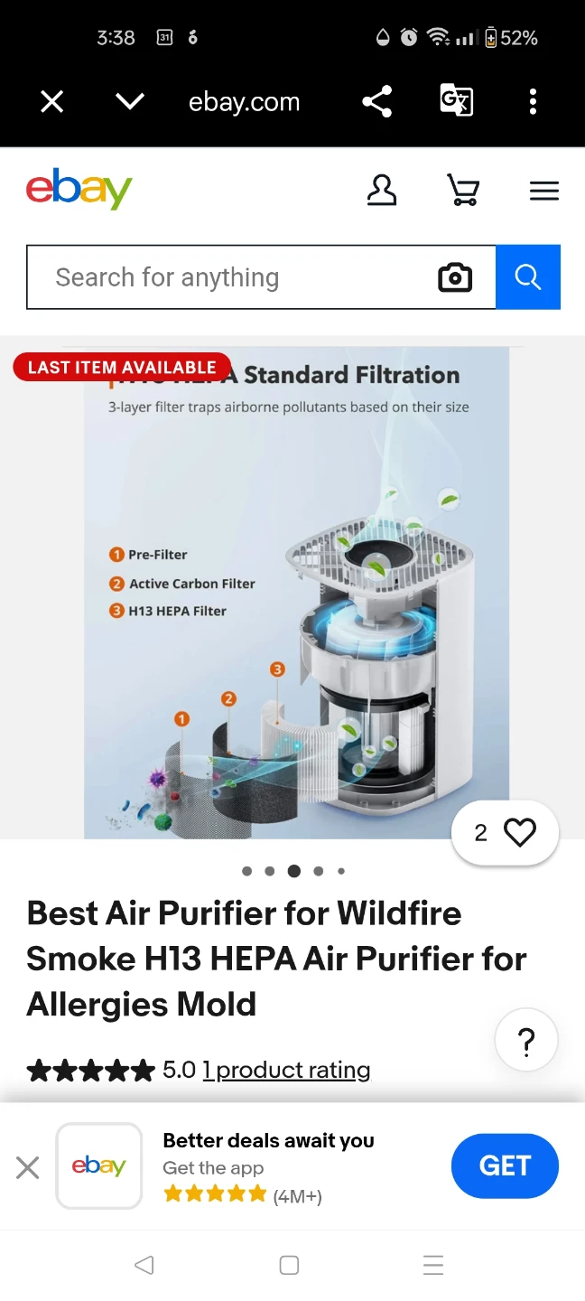 TaoTronics H13 HEPA Air Purifier - photo 5