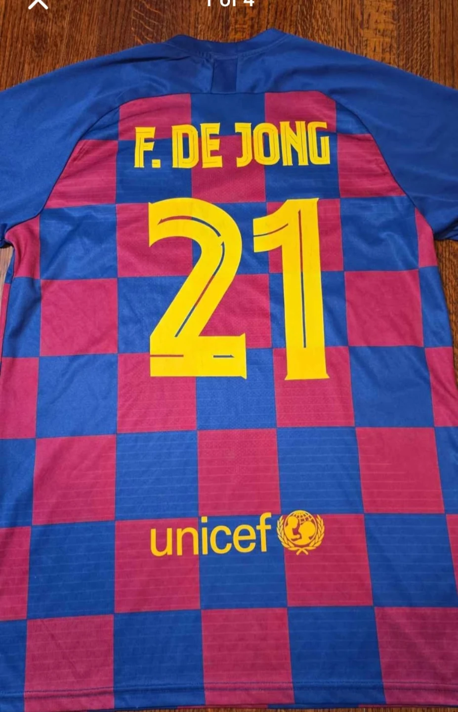 De Jong #21 Barcelona jersey