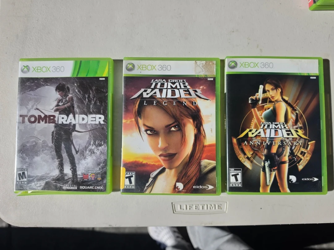 3 Tomb Raider Xbox 360 Games