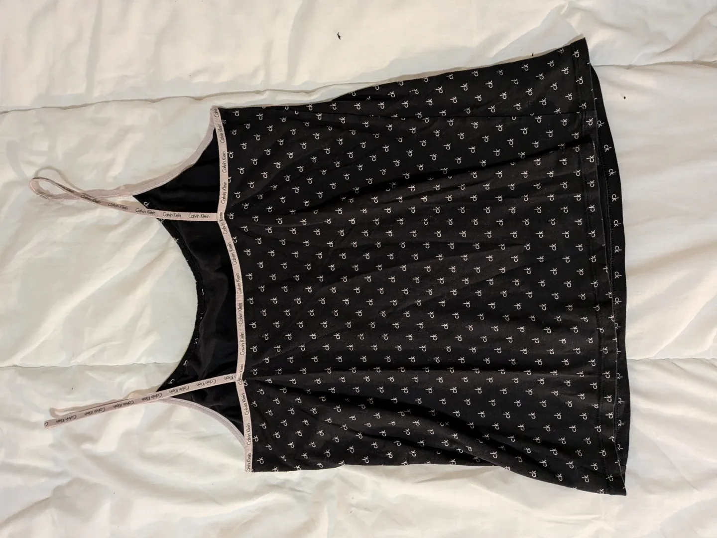 Calvin Klein Logo Camisole Black - photo 2