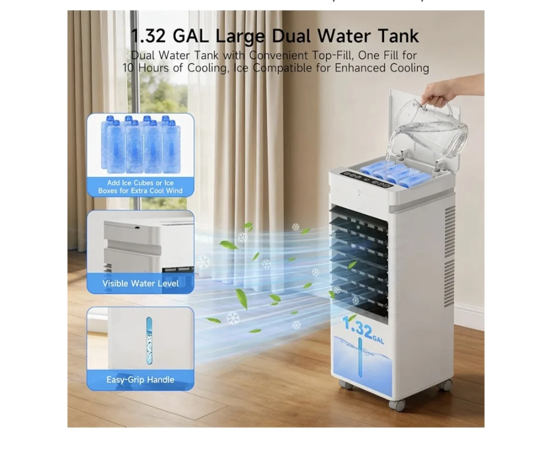 KBTTVY 3-in-1 Evaporative Air Cooler