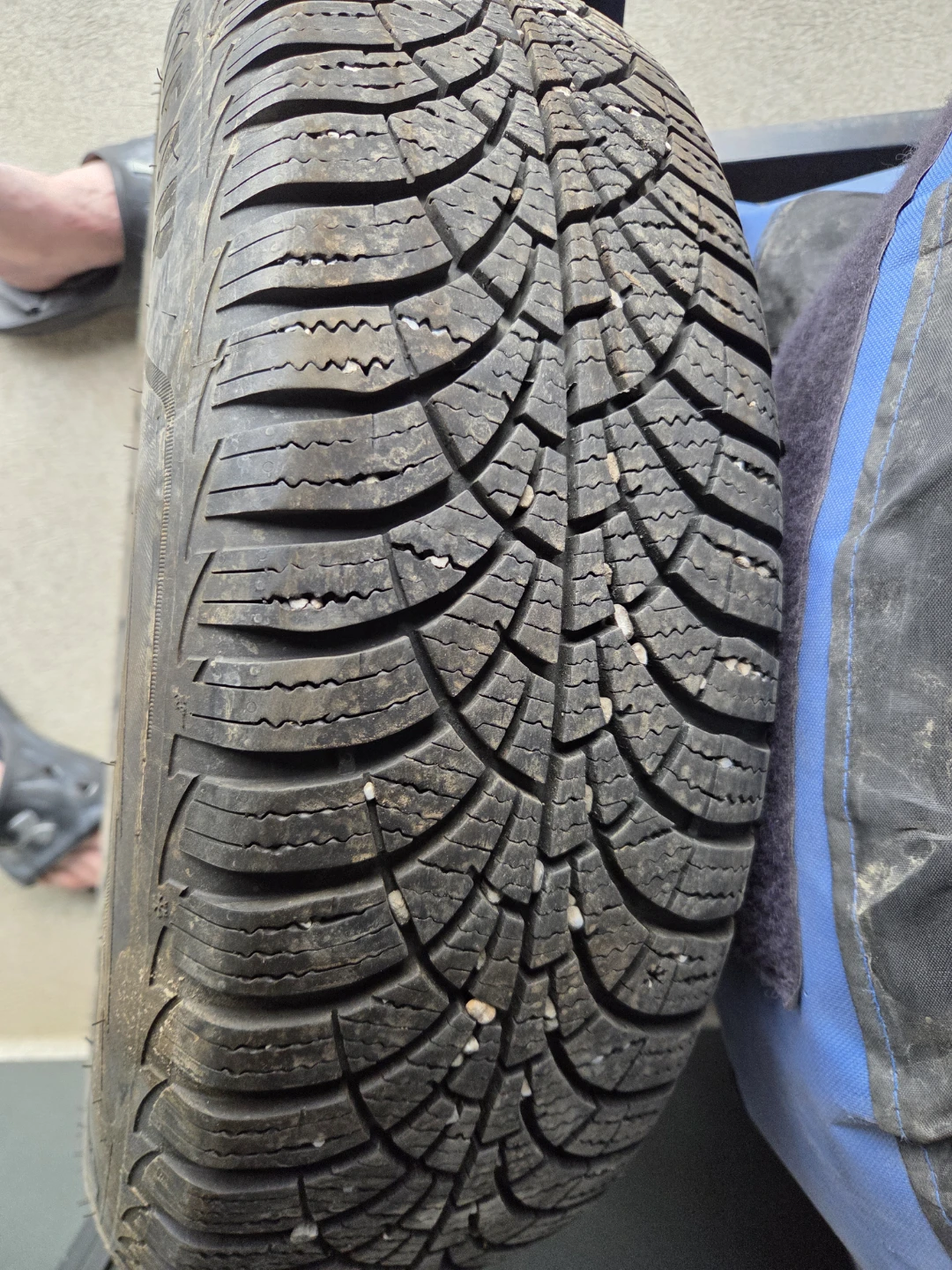 Set of Hyundai Winter Tires on Rims