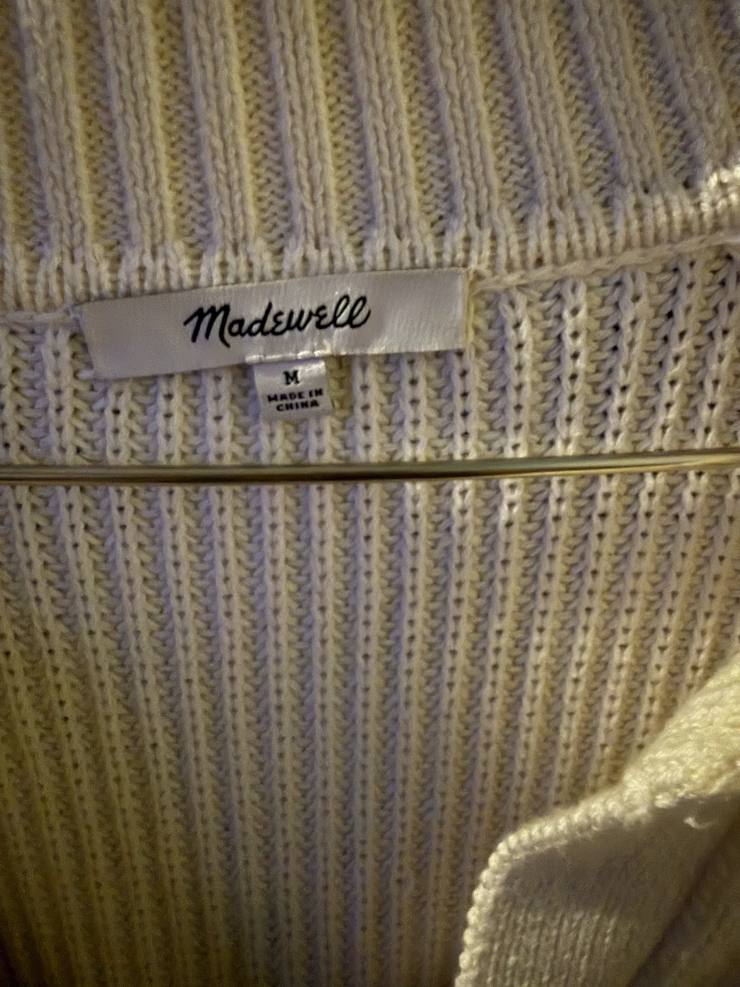 Madewell Cream Knit Pullover Sweater - photo 2