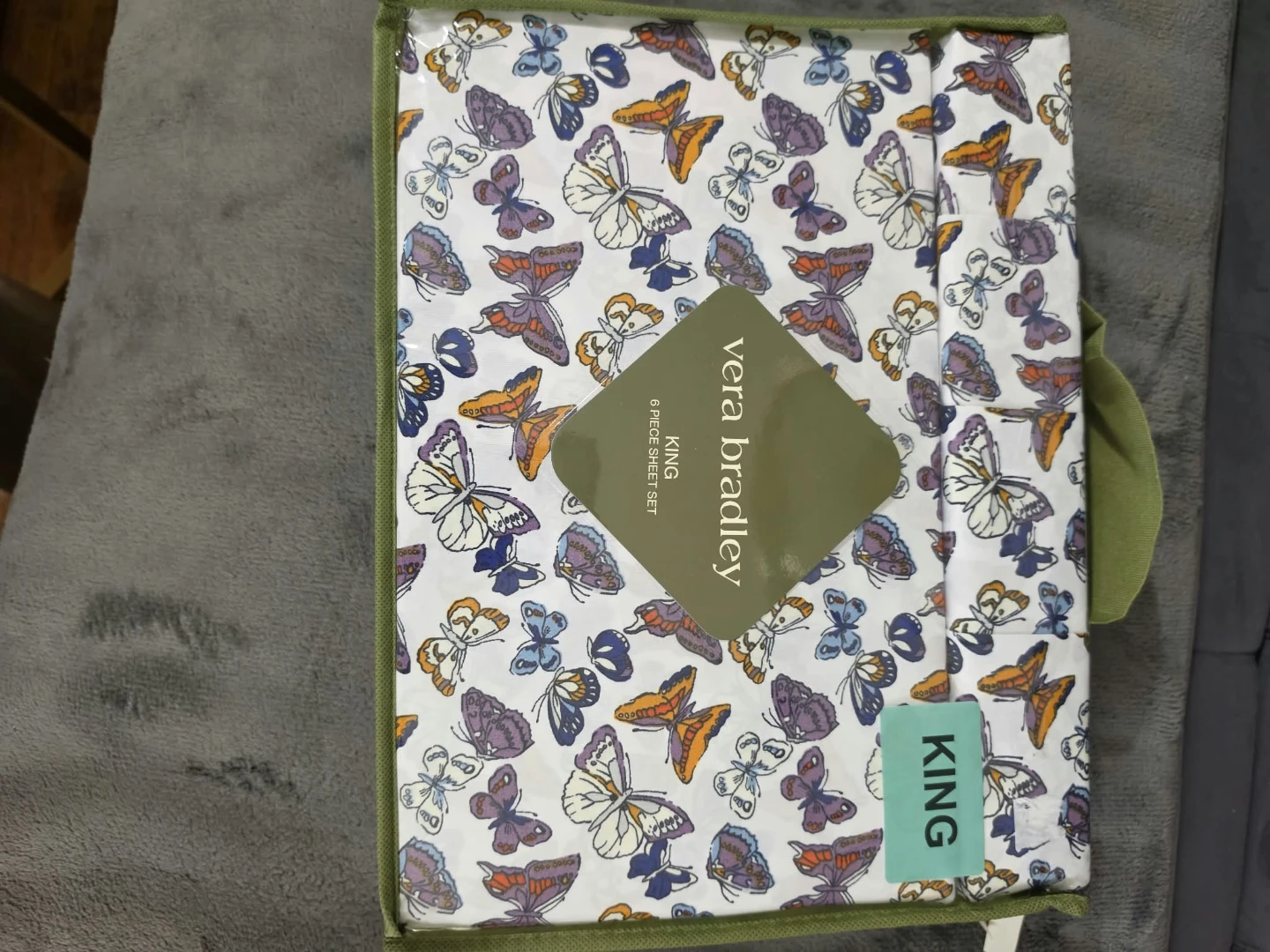 Vera Bradley King Sheet Set