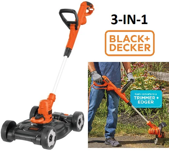 BLACK+DECKER 3-in-1 Electric Lawn Mower, Trimmer - photo 5