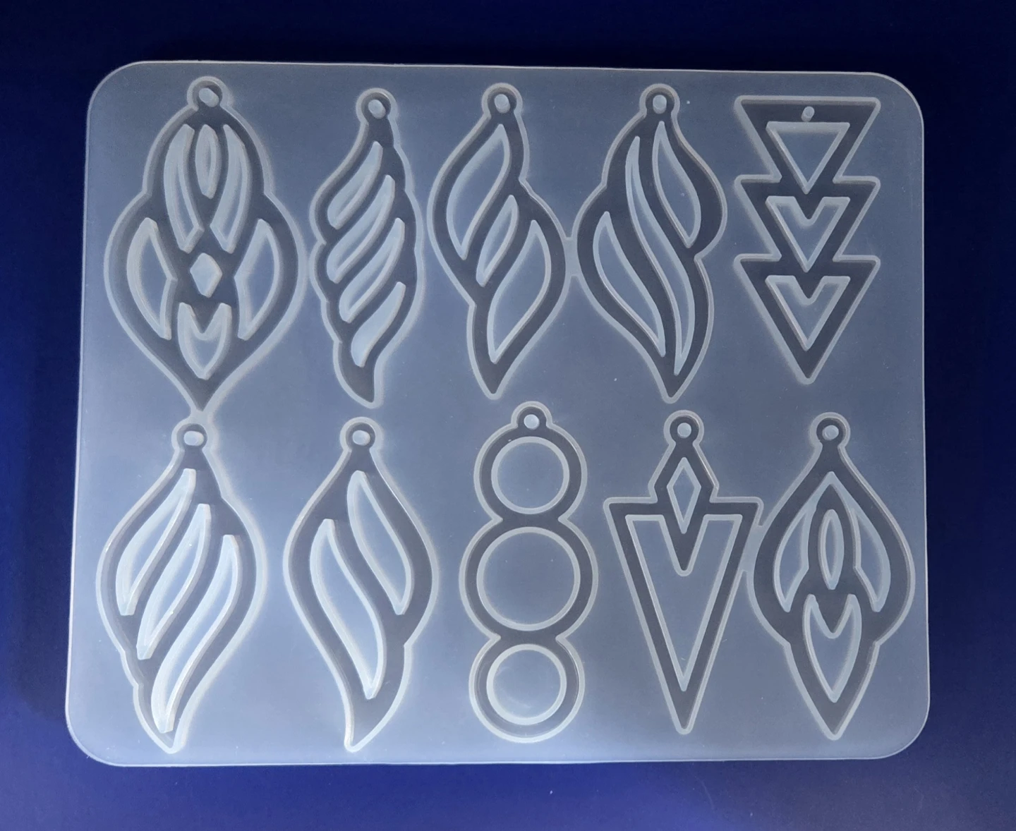 Silicone Earring Resin Molds - photo 2