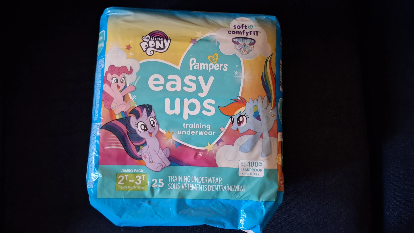 NEW Pampers Little Pony Easy Ups Training Underwear for 2T-3T