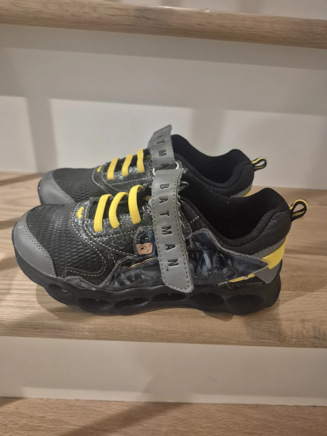 Batman Light-Up Kids Sneakers Size 3