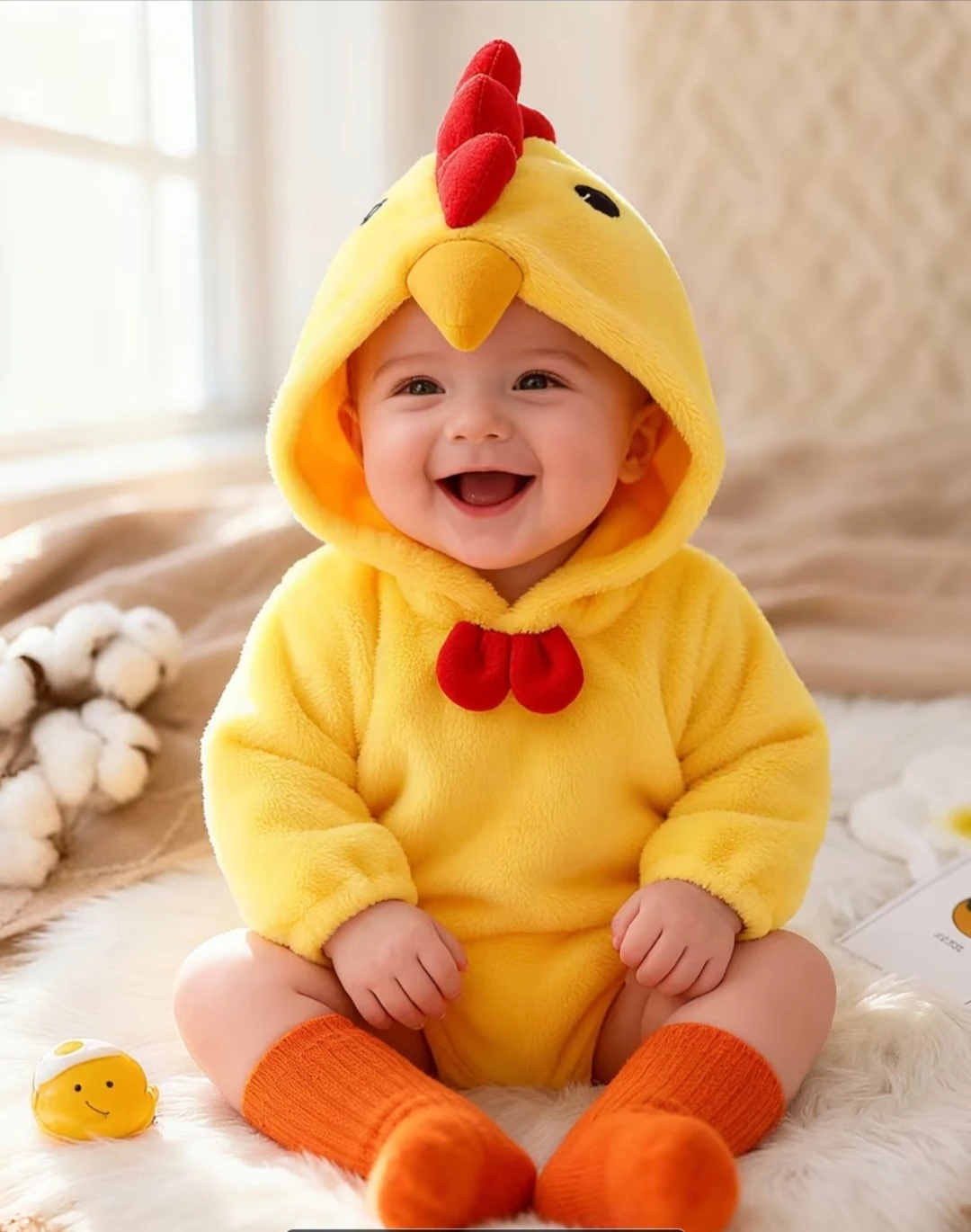Baby Chicken Costume Romper