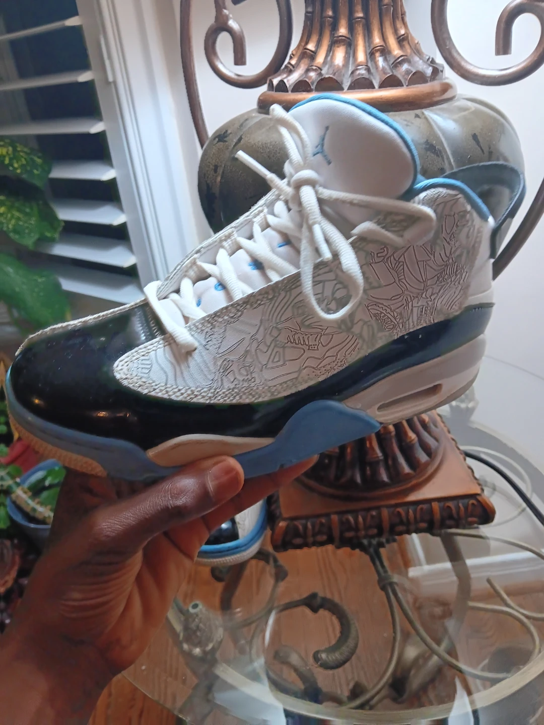Jordan Dub Zero GS White/Black/University Blue