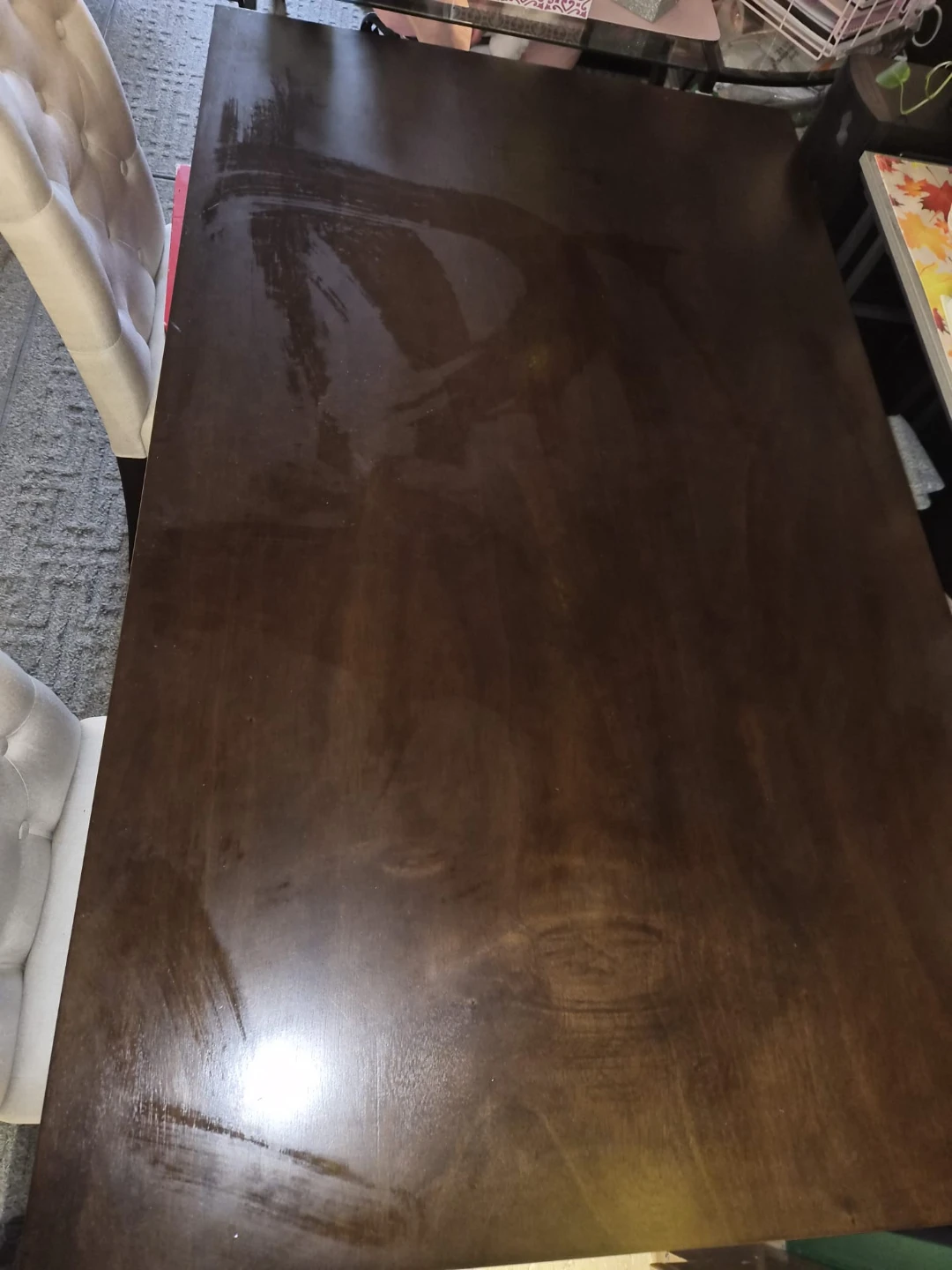 Dark CherryWood Dining Table - photo 2
