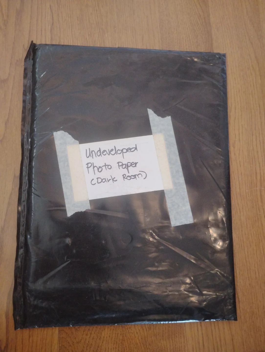 Undeveloped Dark Room Photo Paper