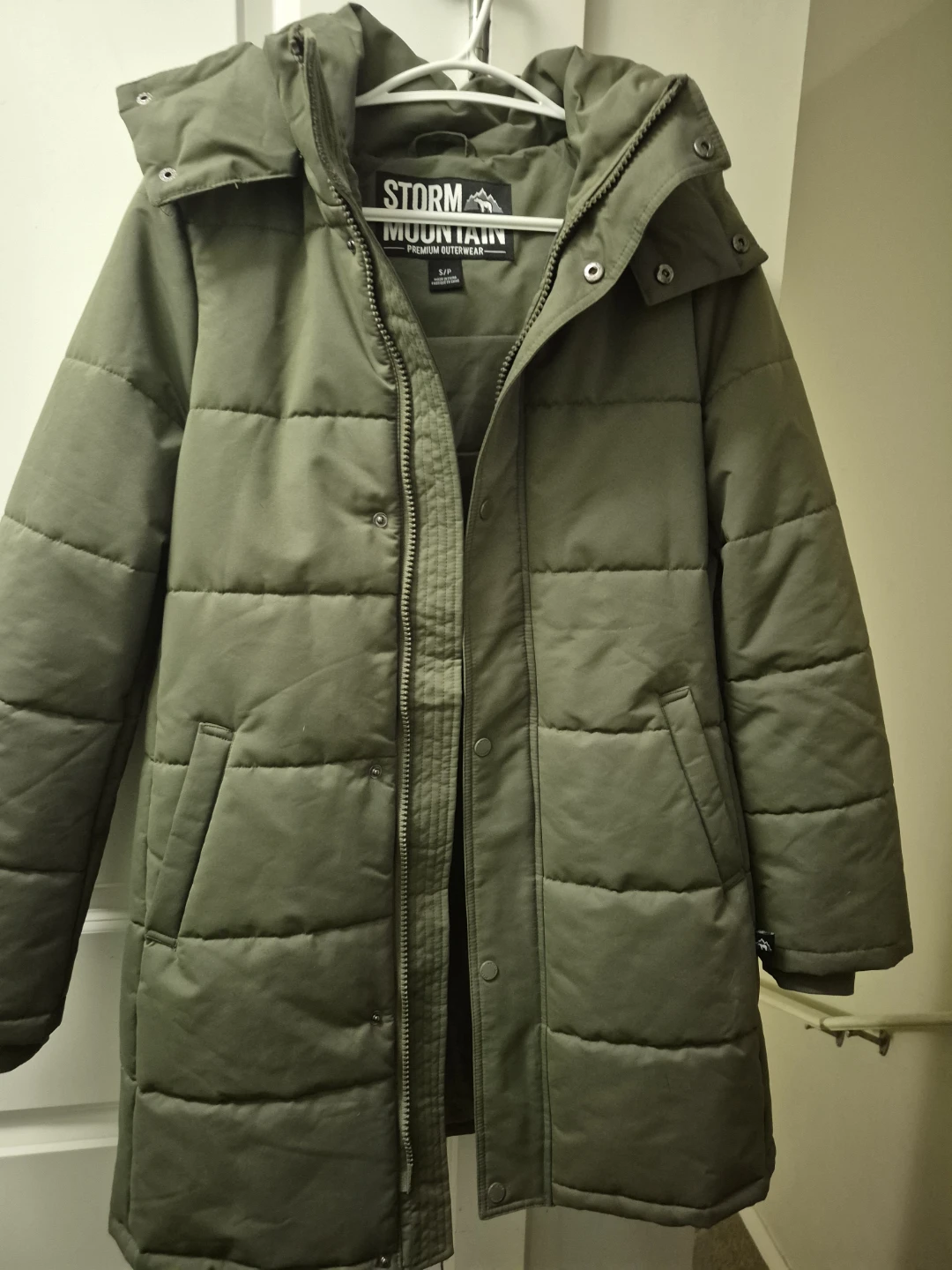 Storm Mountain Women's Puffer Winter Jacket Olive Green Size S/P - photo 4