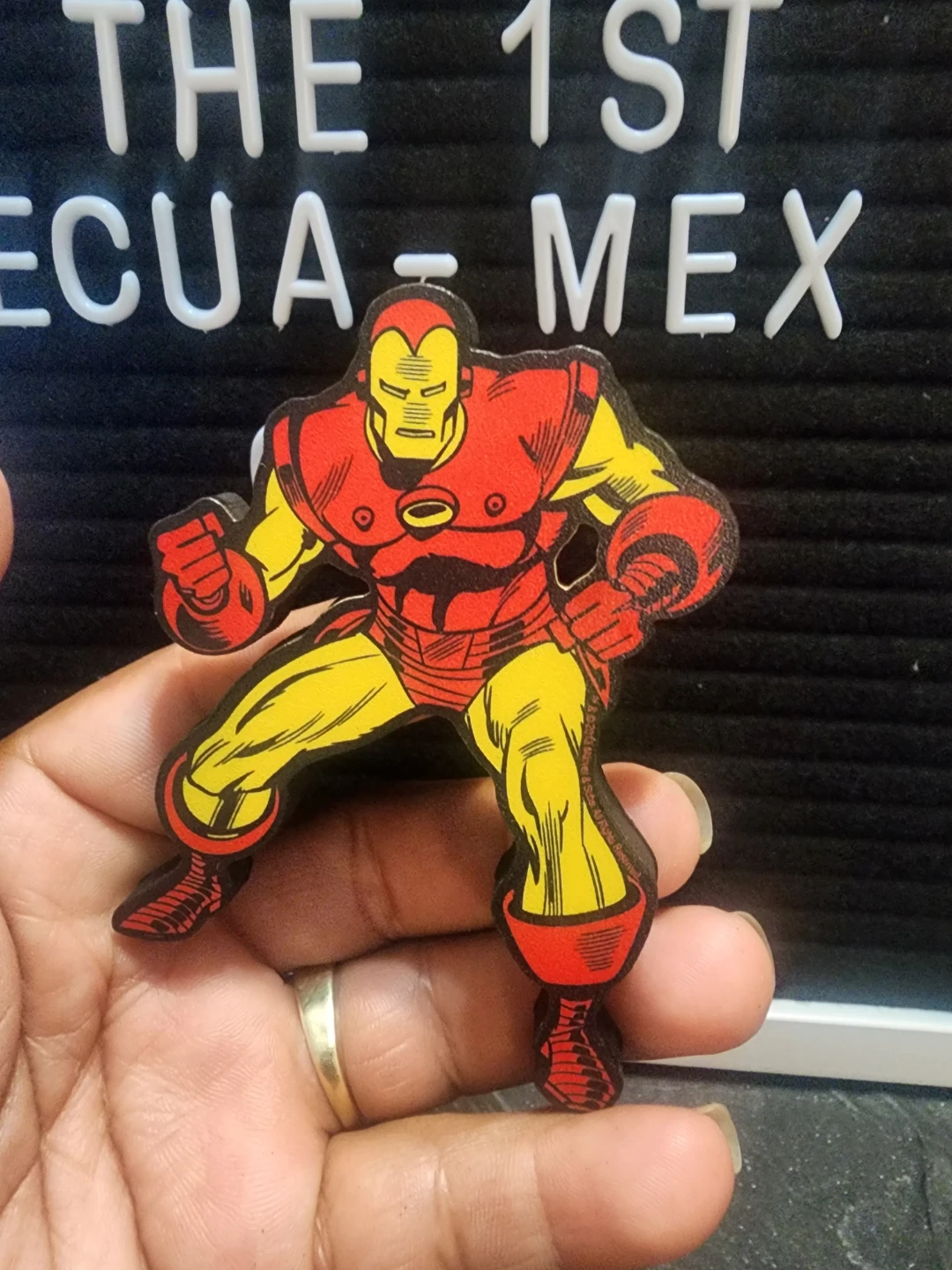 Marvel Iron Man Wooden Magnet