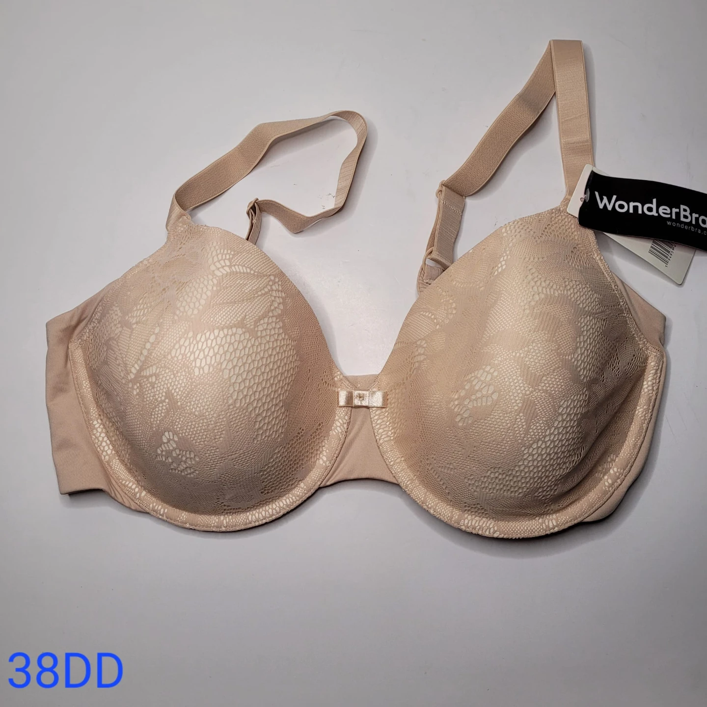Wonderbra Beige Lace Bra