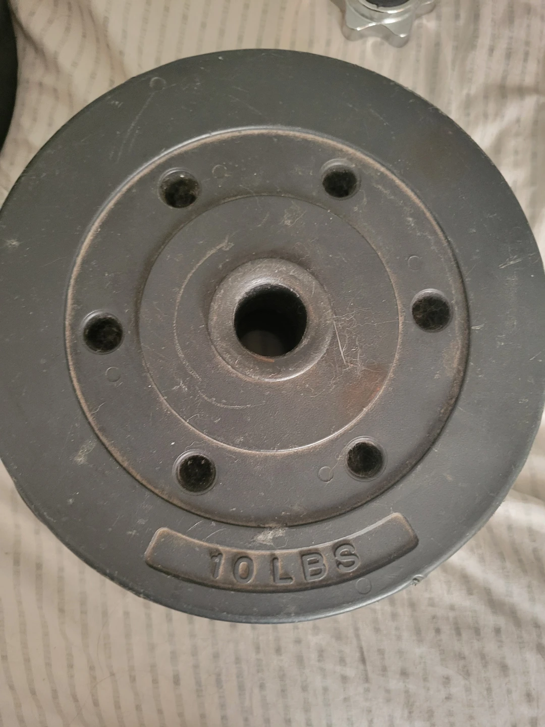 Set of 10lbs and 15lbs weight plates