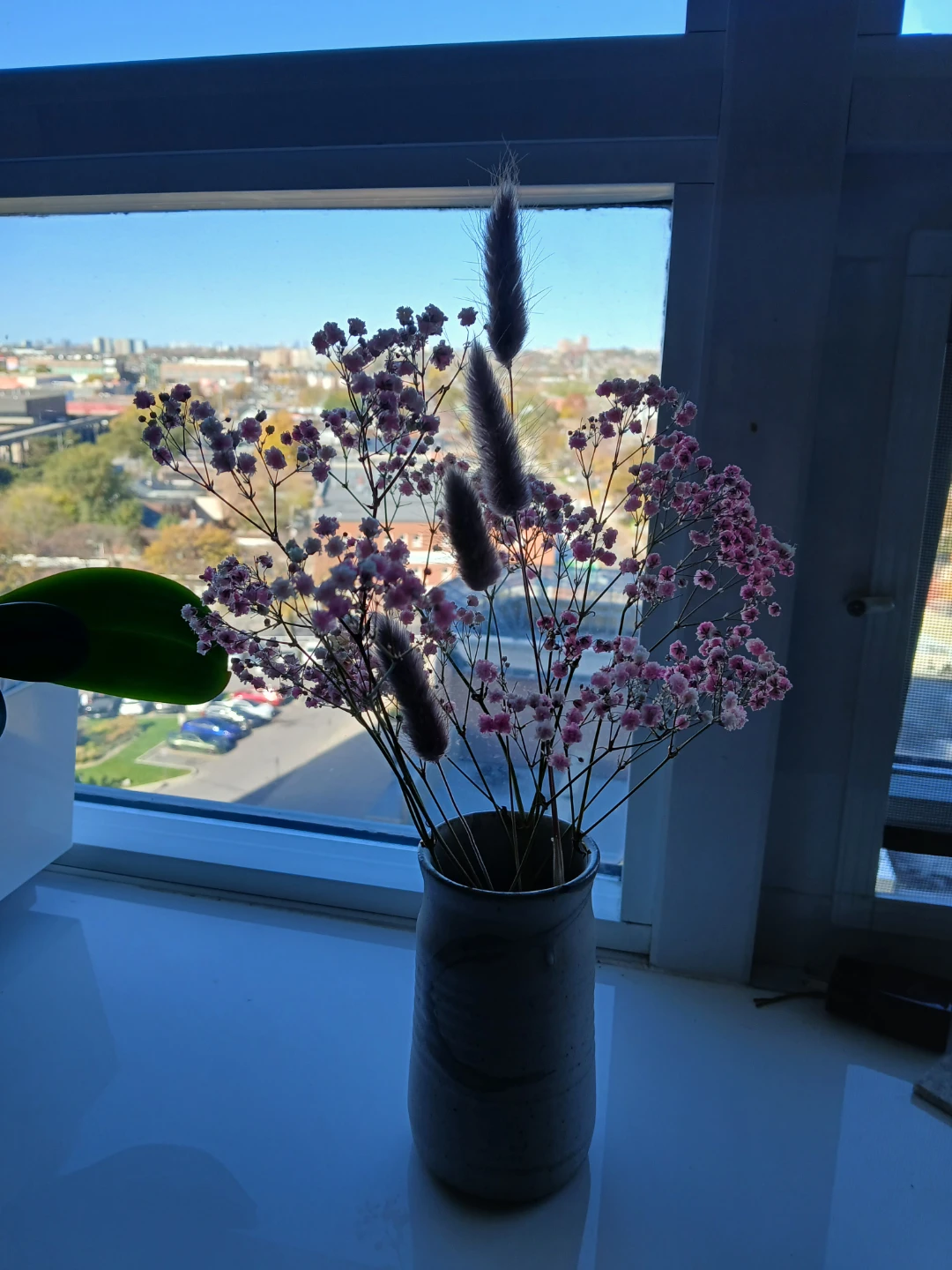 Ceramic Vase with Dried Flowers - photo 2
