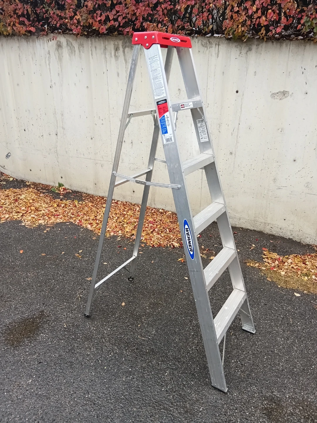 Werner 6ft Sturdy Aluminum Step Ladder