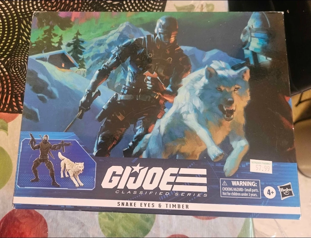Hasbro GI Joe Classified Series Snake Eyes & Timber