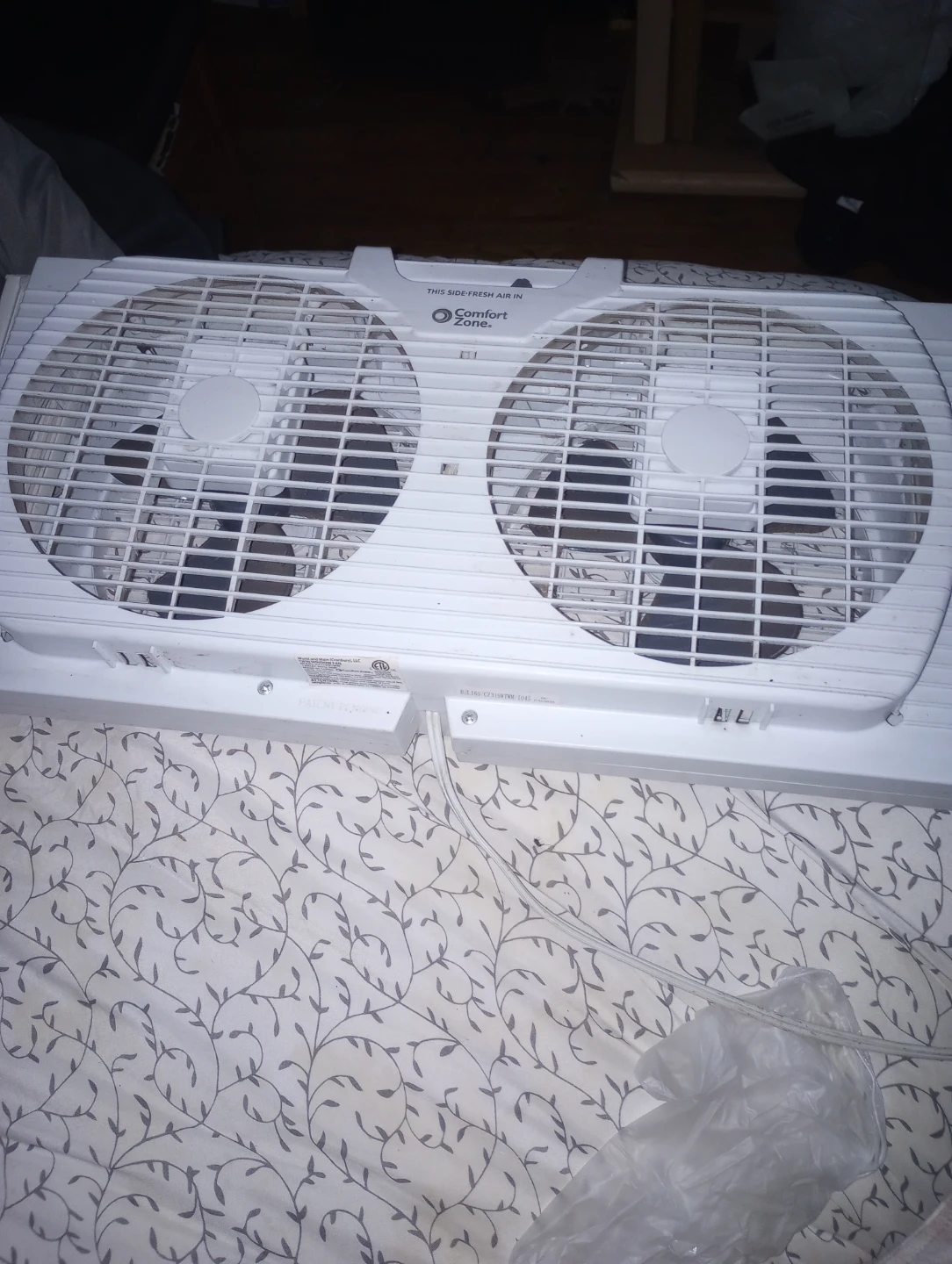 Comfort Zone Twin Window Fan