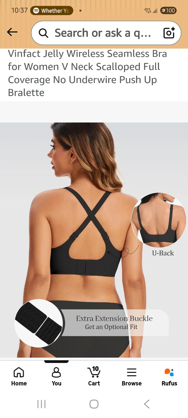 Vinfact Jelly Wireless Seamless Bra - photo 5