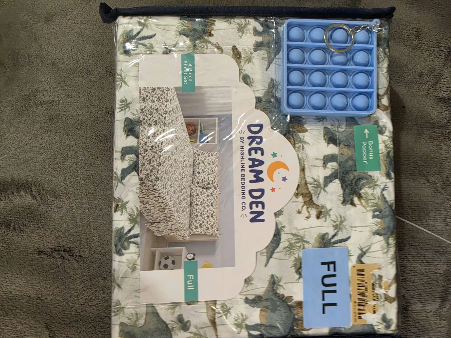 Dream Den Full Dinosaur Sheet Set