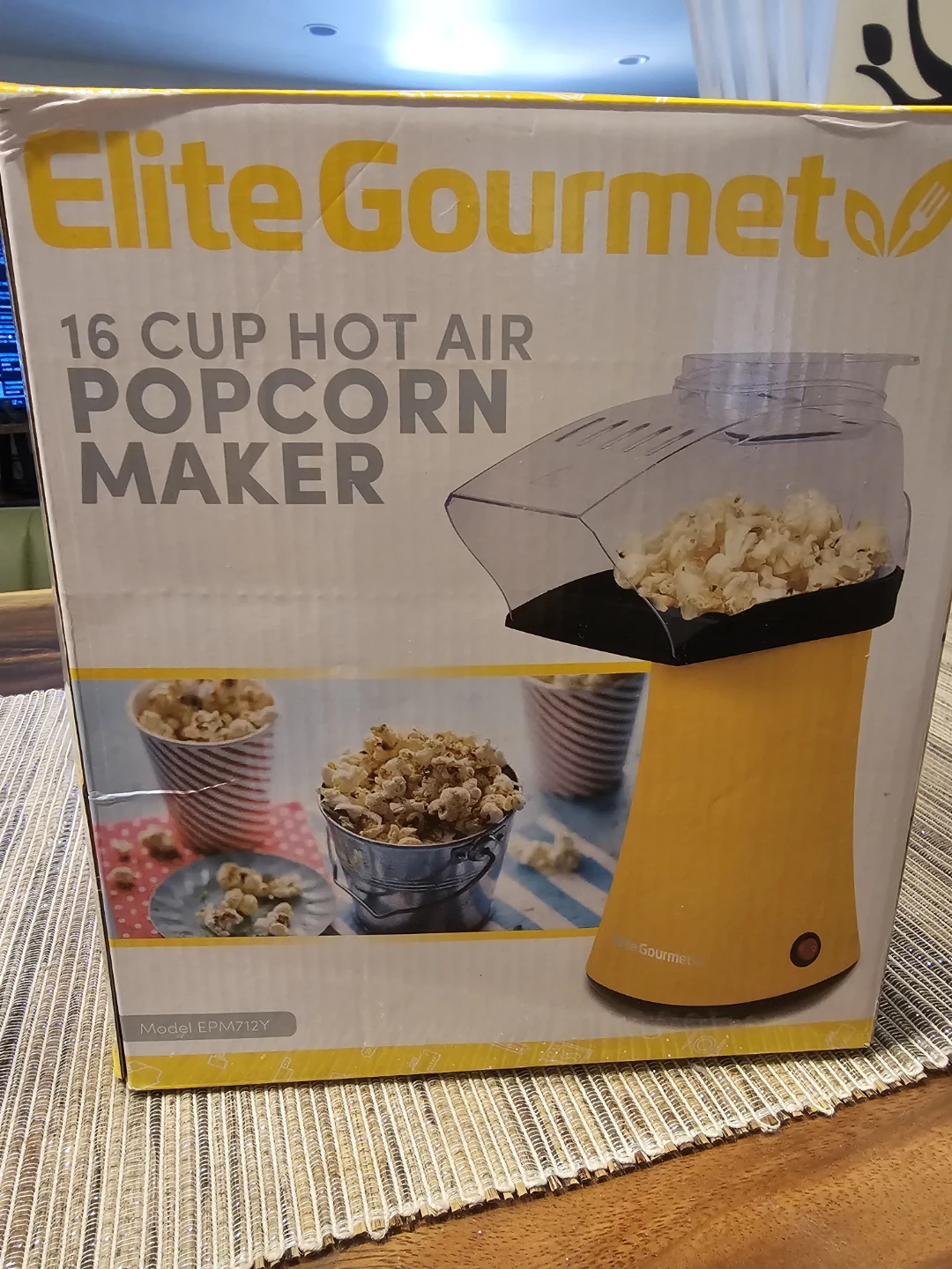 Elite Gourmet 16 Cup Hot Air Popcorn Maker