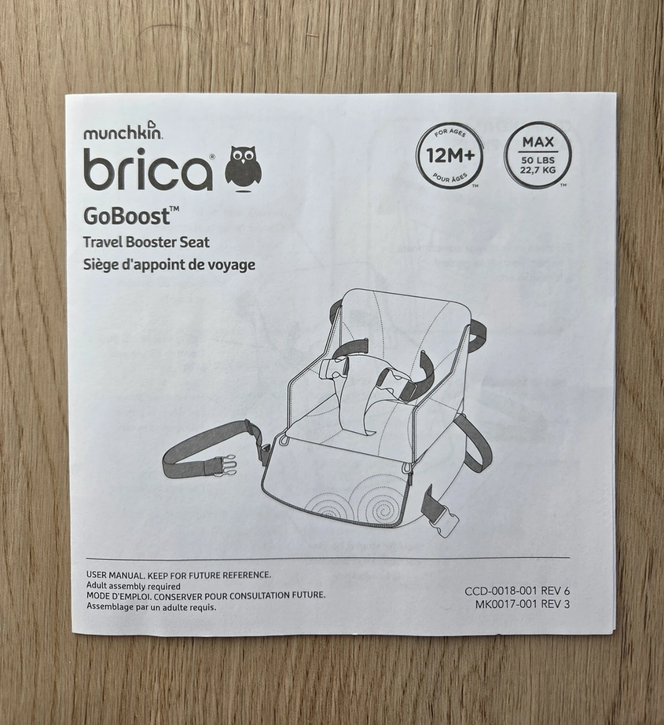 Munchkin Brica GoBoost Travel Booster Seat - photo 3