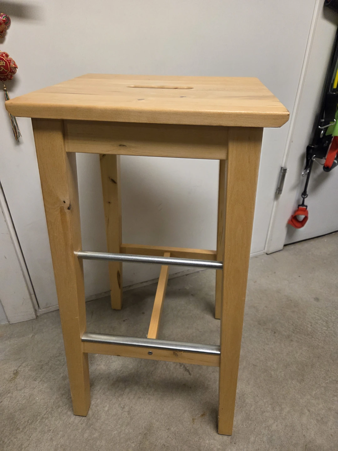 IKEA Oddvar wooden bar stool - photo 3