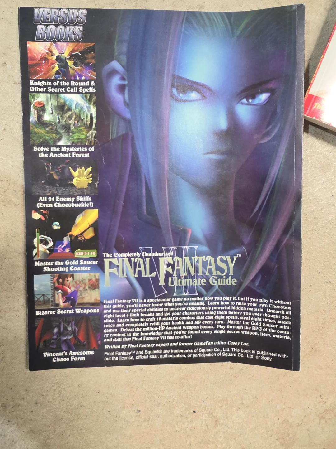 Versus Books Final Fantasy VII Ultimate Guide - photo 2