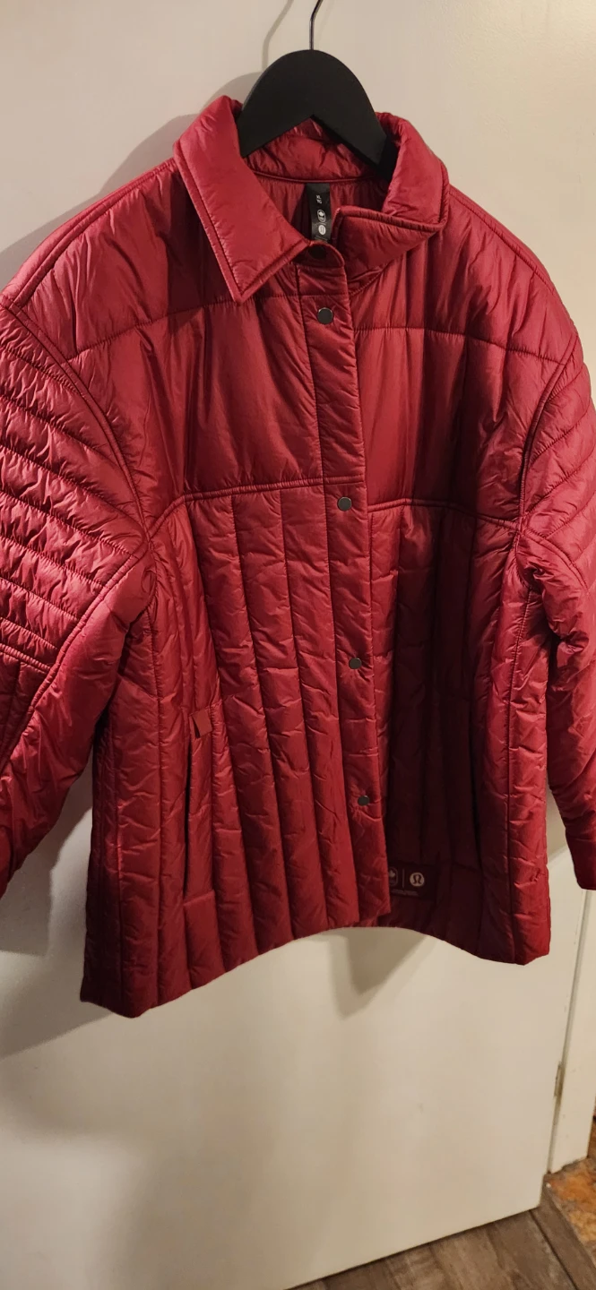 Lululemon Women's Nylon Taffeta Insulated Shacket - XL