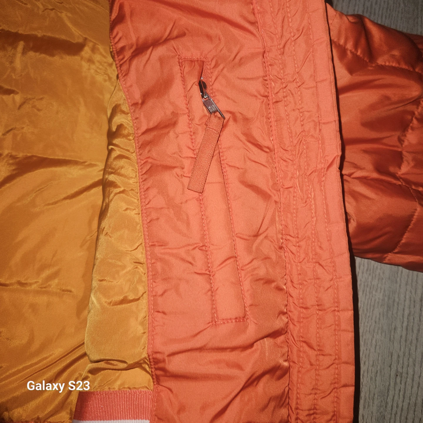 Gap Orange Quilted Puffer Jacket - photo 5