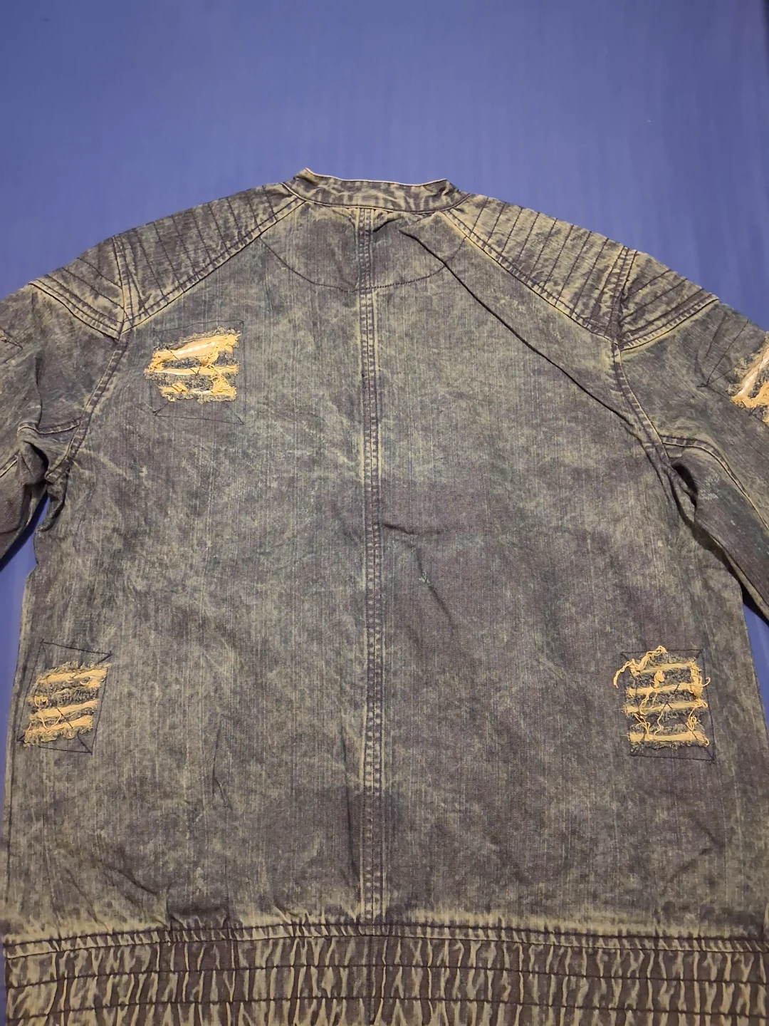WT02 Distressed Denim Jacket - photo 3