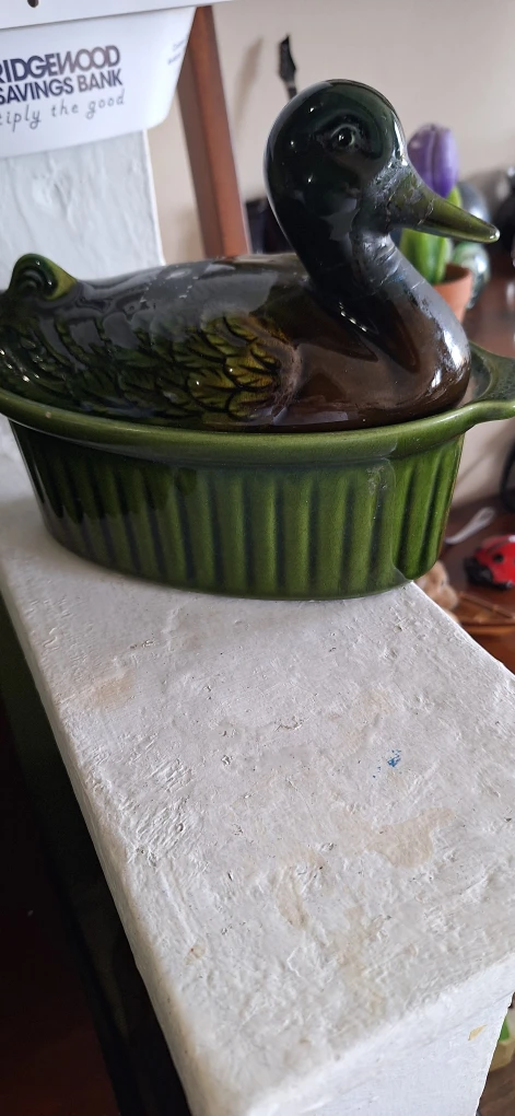 Vintage Ceramic Duck Casserole Dish - photo 4