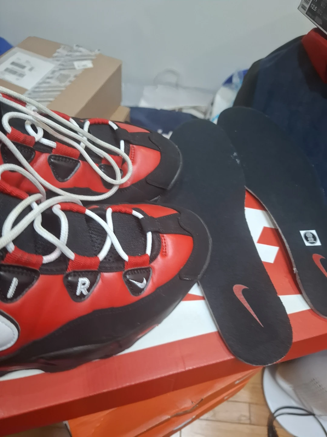 Nike Air Max Uptempo '95 University Red/White-Black - photo 4