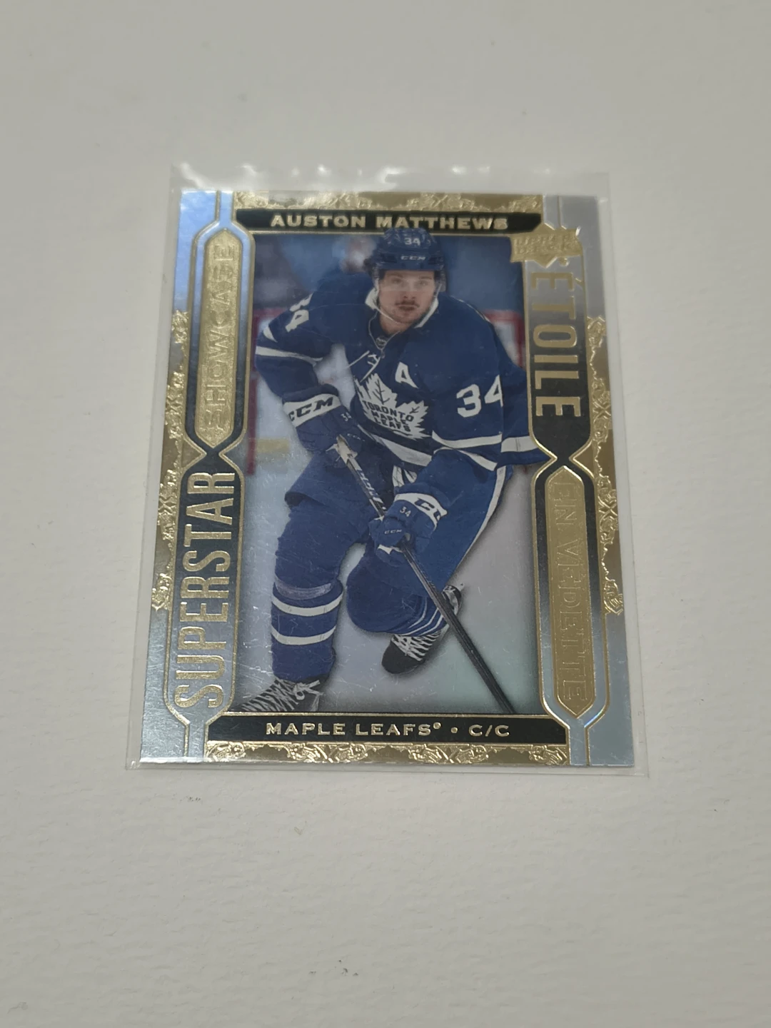 Auston Matthews Upper Deck Tim Hortons Superstar Showcase Card